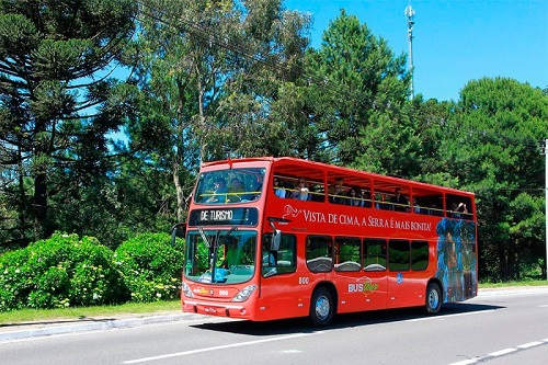 Ônibus Panorâmico Hop On Hop Off em Gramado e Canela Ingresso de 02 Dias