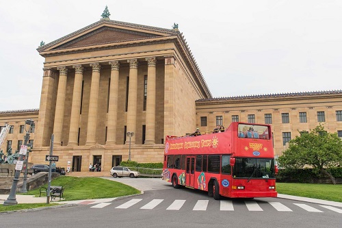 Ônibus panorâmico Hop On / Hop Off em Filadélfia Ingresso de 01 dia